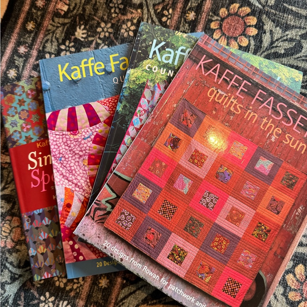 Kaffe Fassett Quilting Books Set of 4 Excellent Condition